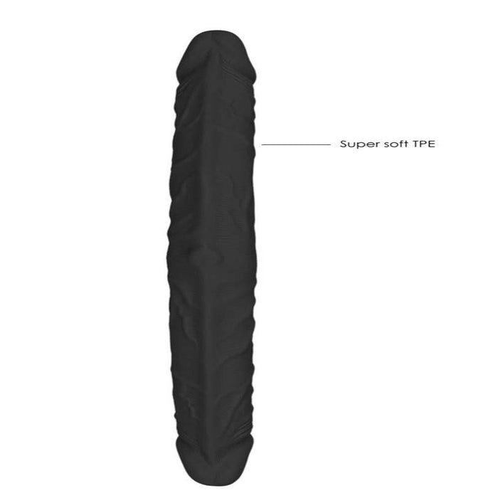 Real Rock Double Dong 14" (Black) in Default Title – adult toy for women and couples from Love2b