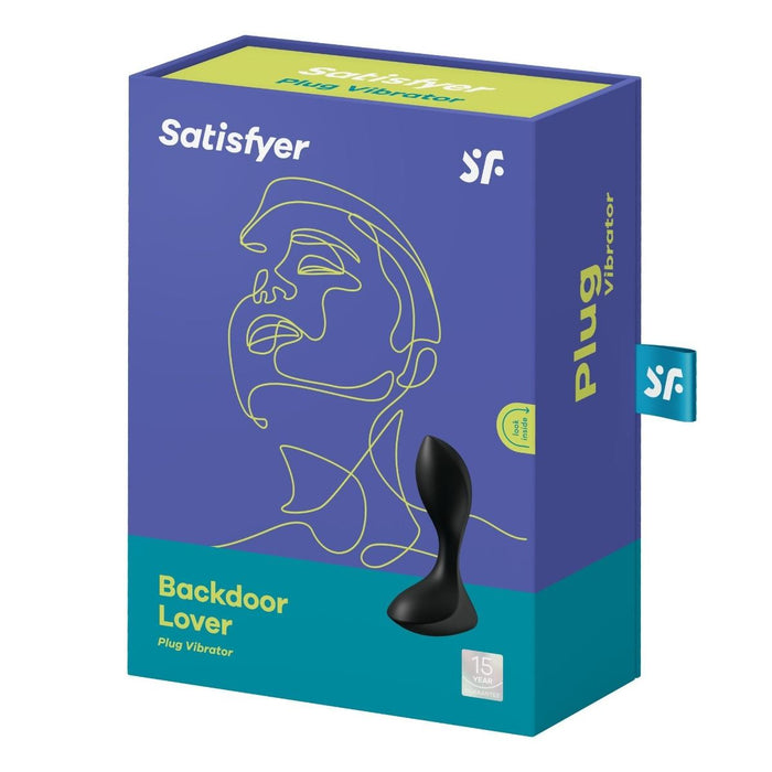Satisfyer Backdoor Lover - Plug Vibrator - Black in Default Title – adult toy for women and couples from Love2b