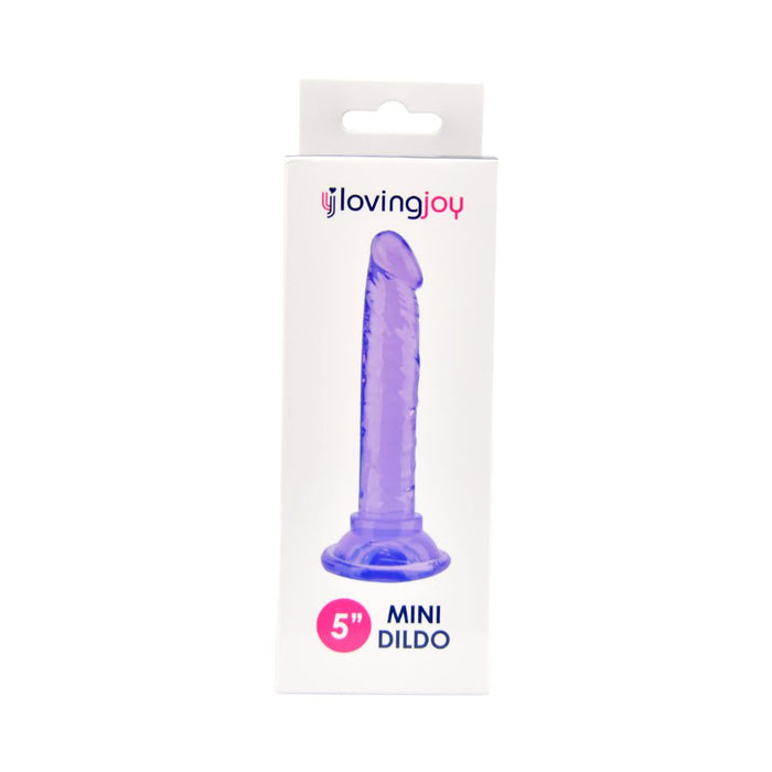 Amorevole gioia 5 pollici principianti dildo viola