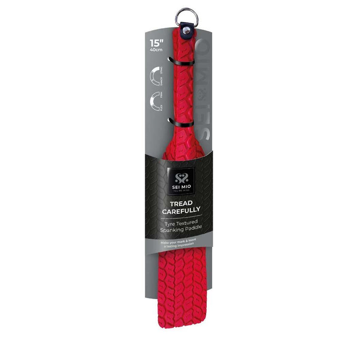 SEI MIO Sex Tyre Spanking Paddle - Red in Default Title – adult toy for women and couples from Love2b