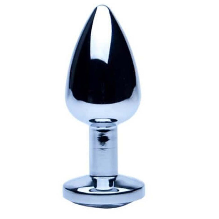 Precious Metals Silver Butt Plug-Small in Default Title – adult toy for women and couples from Love2b