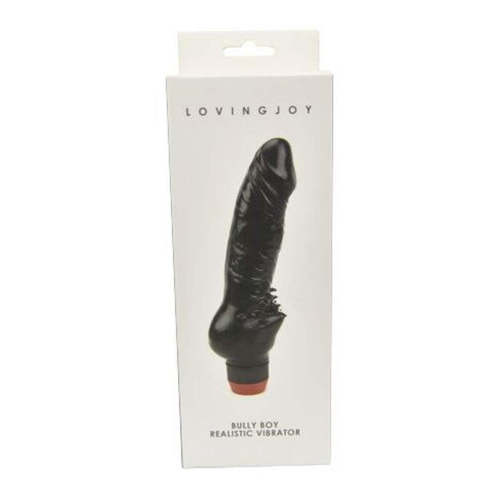 Loving Joy Bully Boy Realistic Vibrator Black in Default Title – adult toy for women and couples from Love2b