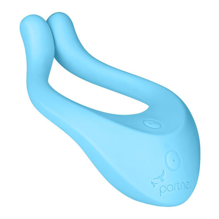 Satisfyer Partner Multifun 1 - Light Blue (Endless Love) in Default Title – adult toy for women and couples from Love2b
