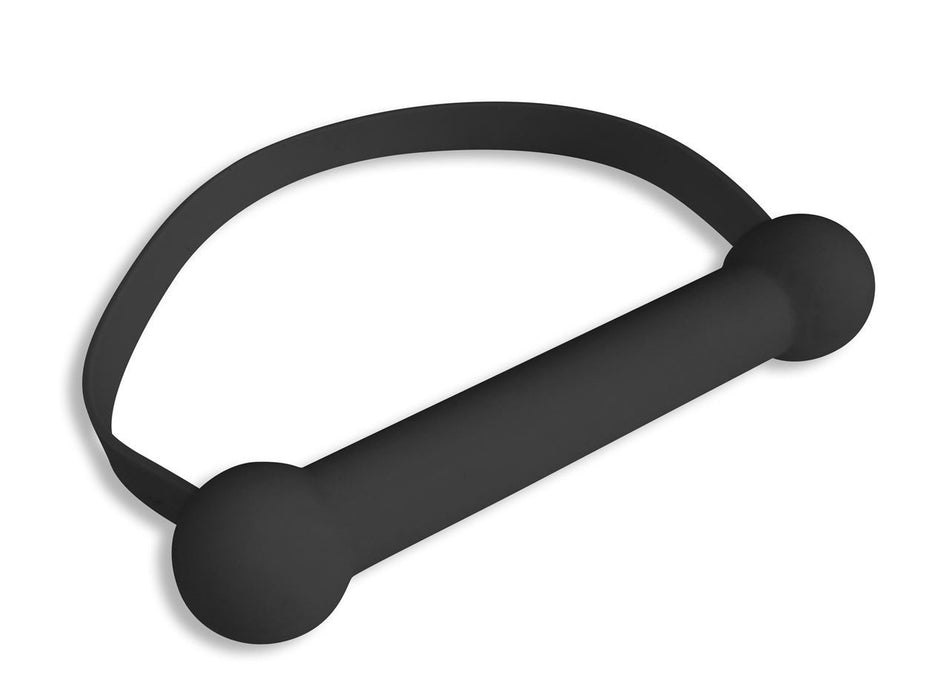 Quickie Gag Mouth Bit - Black (One Size) in Default Title – adult toy for women and couples from Love2b