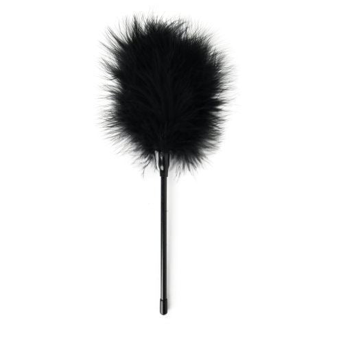 Bound to Please Feather Tickler Black in Default Title – adult toy for women and couples from Love2b