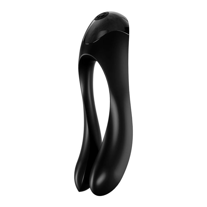 Satisfyer Candy Cane Finger Vibrator - Black in Default Title – adult toy for women and couples from Love2b