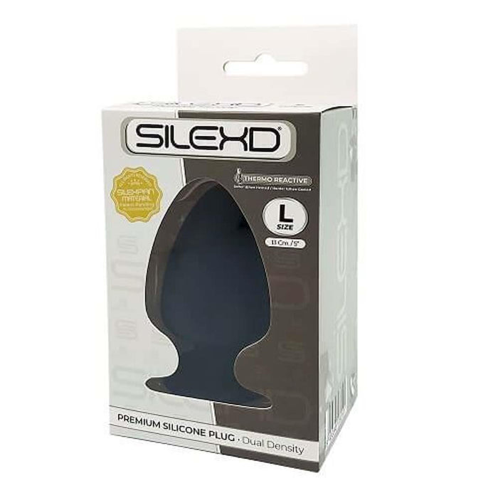 SilexD Dual Density Large Silicone Butt Plug 5 inches in Default Title – adult toy for women and couples from Love2b