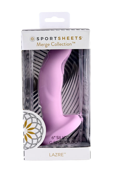 Sportsheets Merge Collection - Lazre - 6" Solid Silicone G-Spot Dildo in Default Title – adult toy for women and couples from Love2b
