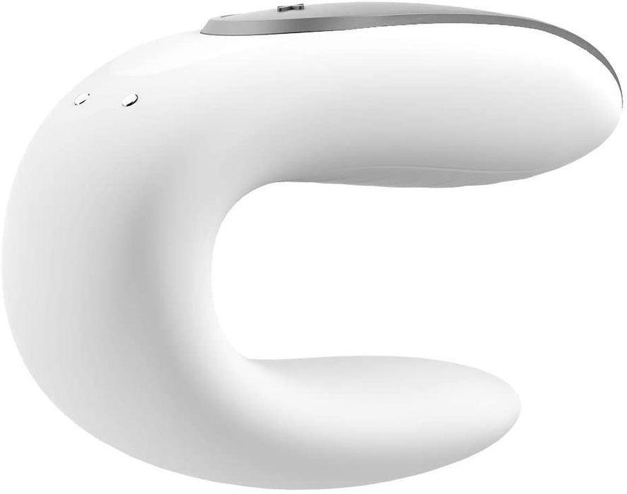 Satisfyer App Enabled Double Fun - White in Default Title – adult toy for women and couples from Love2b