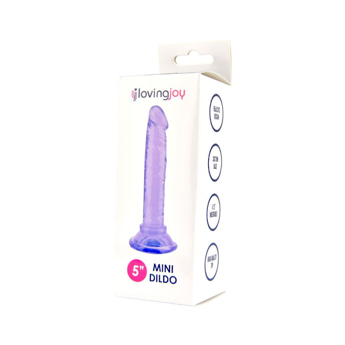 Amorevole gioia 5 pollici principianti dildo viola
