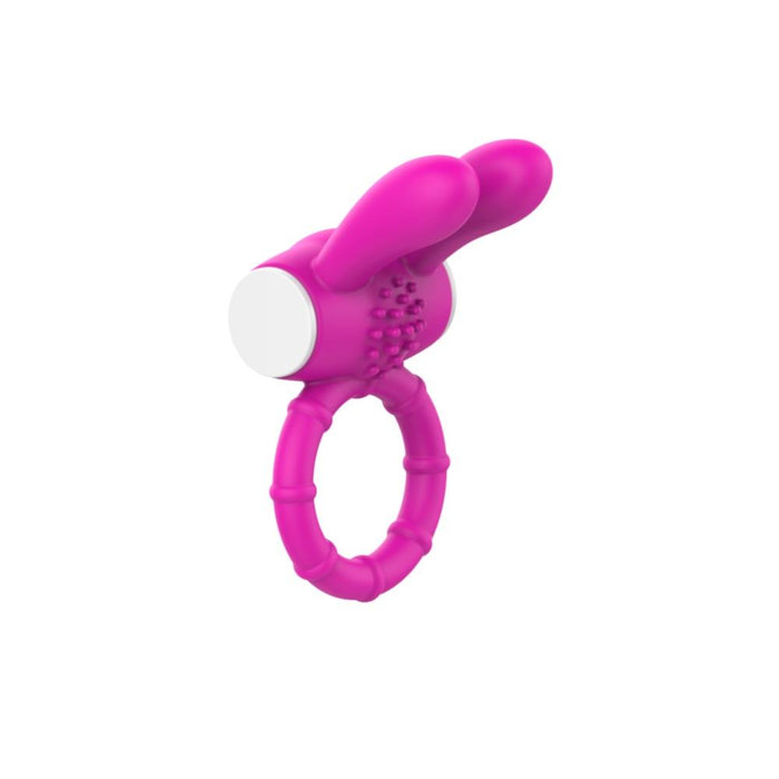 Love2b Vibrating Rabbit Cock Ring in Pink – adult toy for women and couples from Love2b