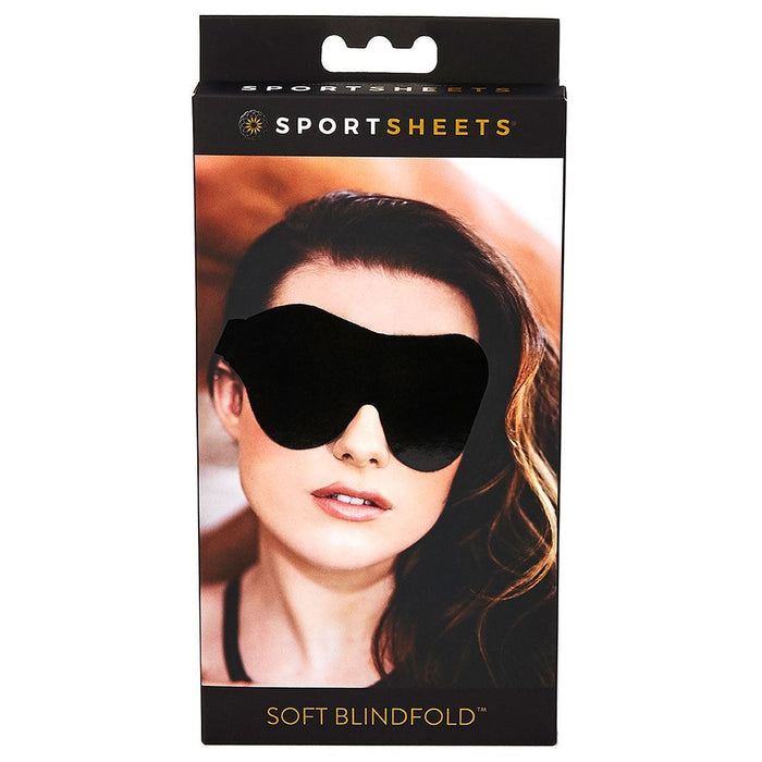 Sportsheets Beginners Soft Blindfold - Black in Default Title – adult toy for women and couples from Love2b