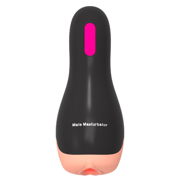 Love2b Premium Vibrating Male Masturbator Pussy Cup With Voice Sound in Pink – adult toy for women and couples from Love2b
