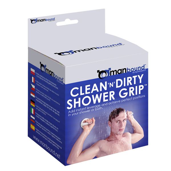 Manbound Clean and Dirty Shower Grip in Default Title – adult toy for women and couples from Love2b