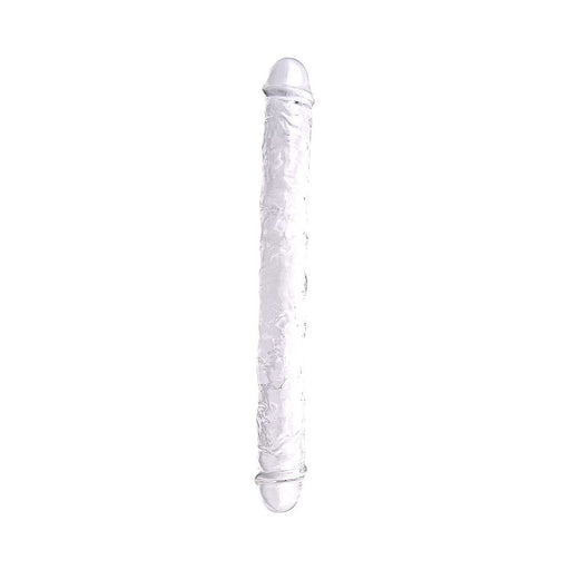 Loving Joy 15 Inch Double Ended Dildo Clear in Default Title – adult toy for women and couples from Love2b