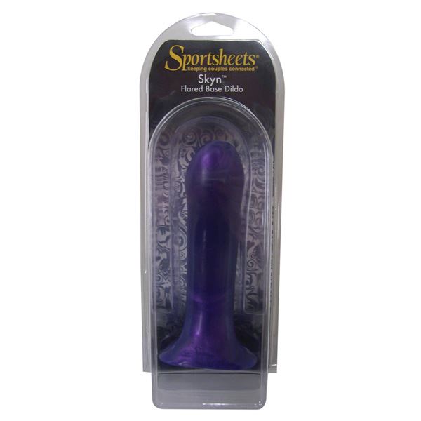 Sportsheets Strap On - "Skyn" Silicone Dildo - Violet Pearl in Default Title – adult toy for women and couples from Love2b