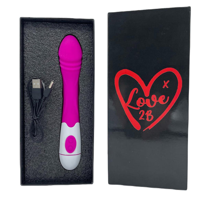 Love2b Premium  30 Frequency Vibration Settings,G Spot Vibrator,USB Rechargeable