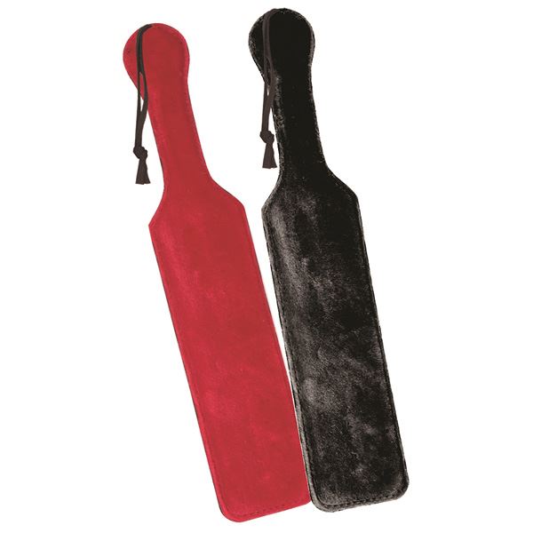 Sportsheets Leather Paddle w/ Black Fur Side in Default Title – adult toy for women and couples from Love2b