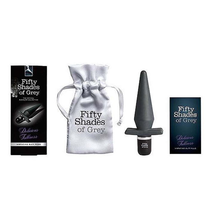 Fifty Shades of Grey Delicious Fullness Vibrating Butt Plug in Default Title – adult toy for women and couples from Love2b