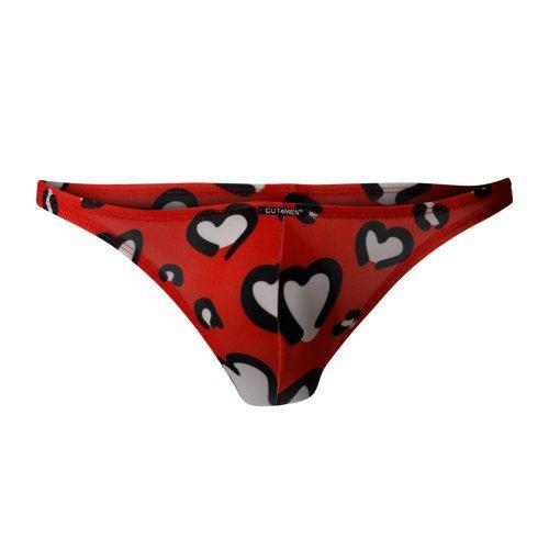 C4M Brazilian Brief Hearts in Default Title – adult toy for women and couples from Love2b