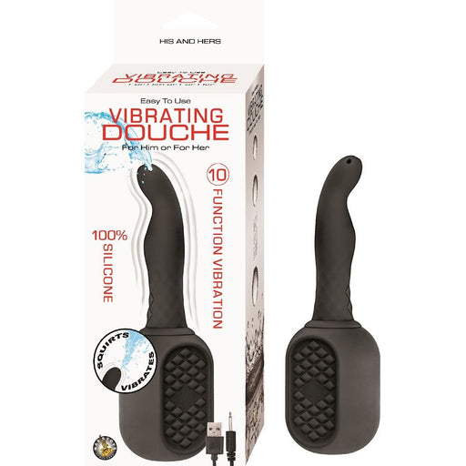 Vibrating Douche Black in Default Title – adult toy for women and couples from Love2b