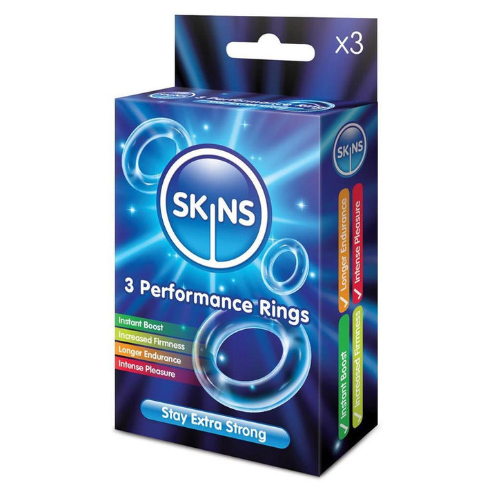 Skins Performance Ring 3 Pack in Default Title – adult toy for women and couples from Love2b