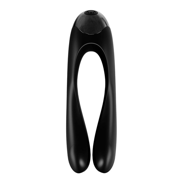 Satisfyer Candy Cane Finger Vibrator - Black