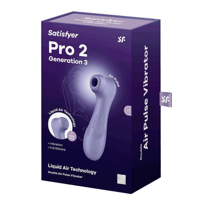 Satisyfer Pro 2 Generation 3 With Liquid Air Technology Lilac