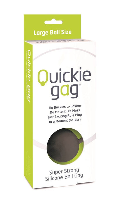 Quickie Gag Large Ball - Black