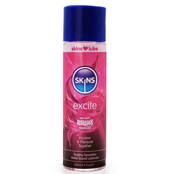 Skins Excite Tingling Water Based Lubricant 4.4 fl oz (130ml)