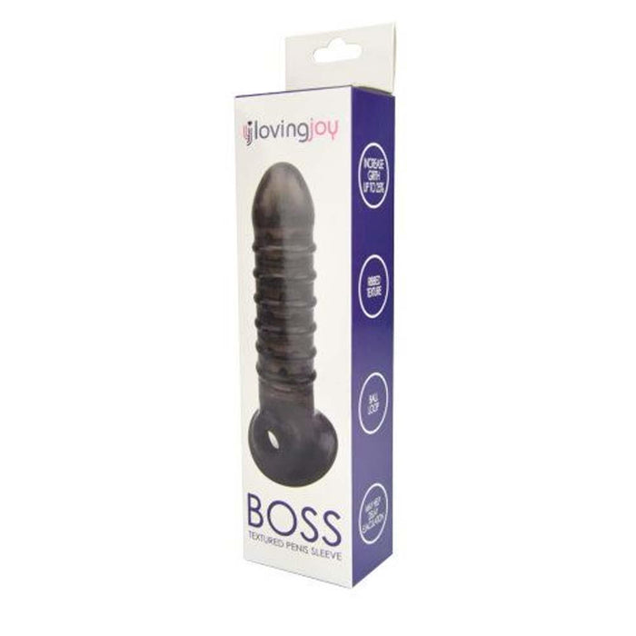 Loving Joy Boss Textured Penis Sleeve with Ball Loop