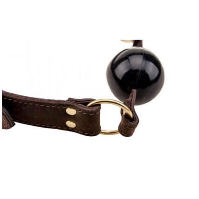 BOUND Nubuck Leather Solid Ball Gag