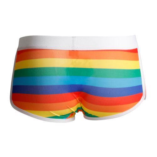 C4M Athletic Trunk Rainbow Sexy Briefs