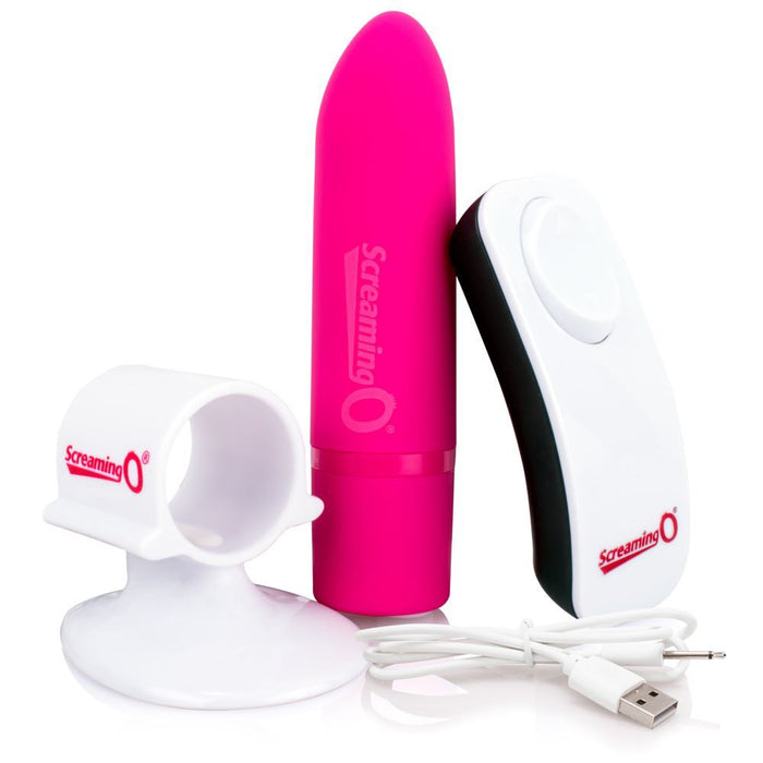 Screaming O Charged Positive Remote Control - Strawberry Vibe