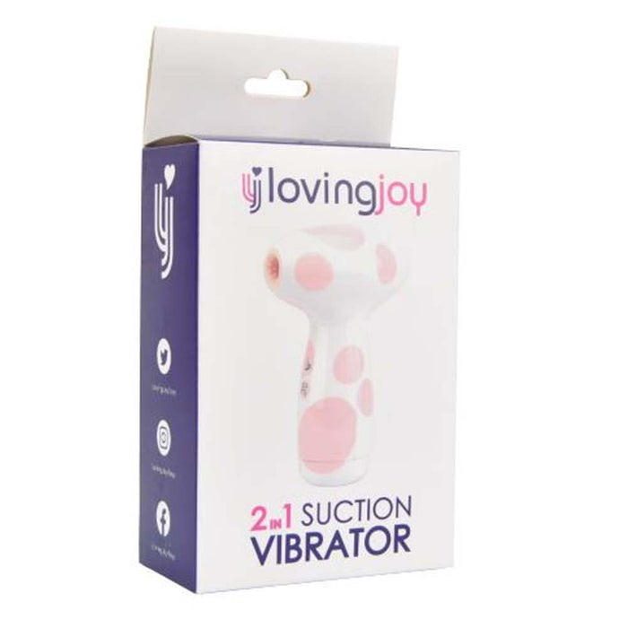 Loving Joy 2 in 1 Suction Vibrator Jumbo Dot