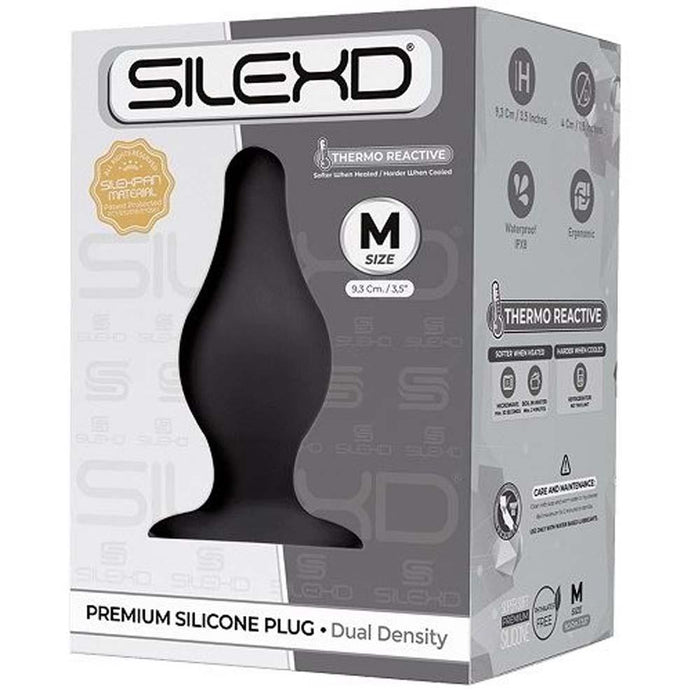 SilexD Dual Density Tapered Silicone Butt Plug Medium