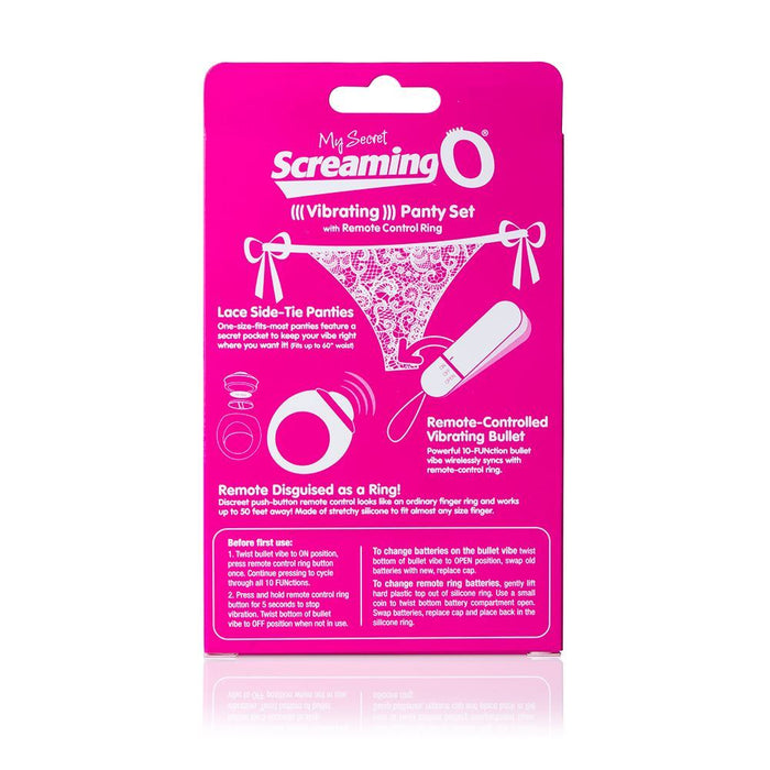 My Secret Screaming O Remote Control Panty Vibe (pink only)