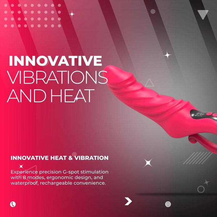Love2b Premium Heated G Spot Vibrator Dildo