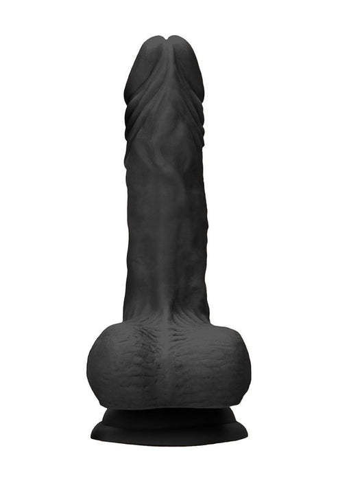 Real Rock - Dong W Testicles 9 inches - Black