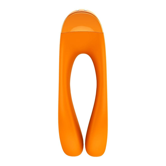 Satisfyer Candy Cane Finger Vibrator - Orange