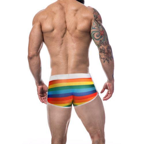 C4M Athletic Trunk Rainbow Sexy Briefs