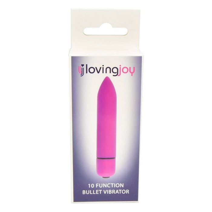 Vibratore Bullet viola a 10 funzioni Loving Joy