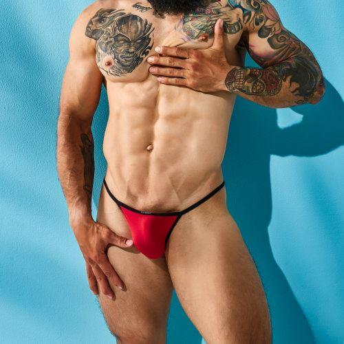 C4M Briefkini Red