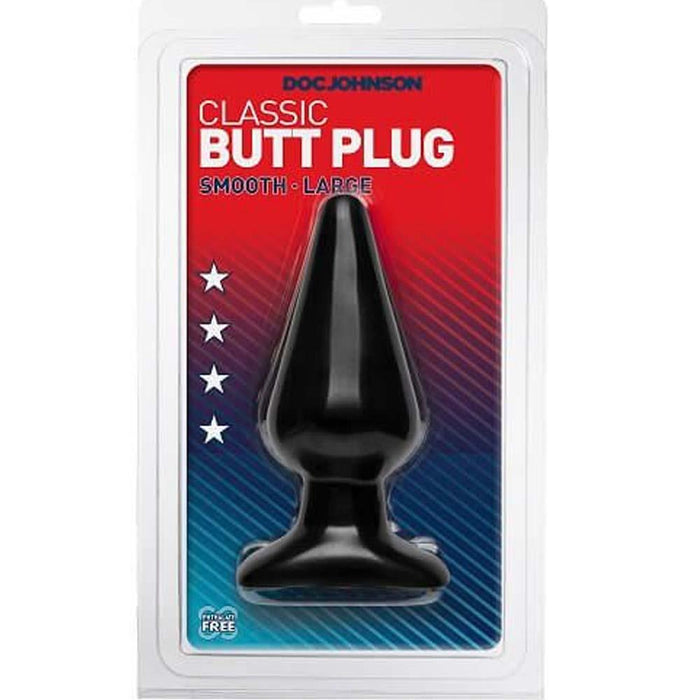 Doc Johnson Classic Butt Plug Large Black