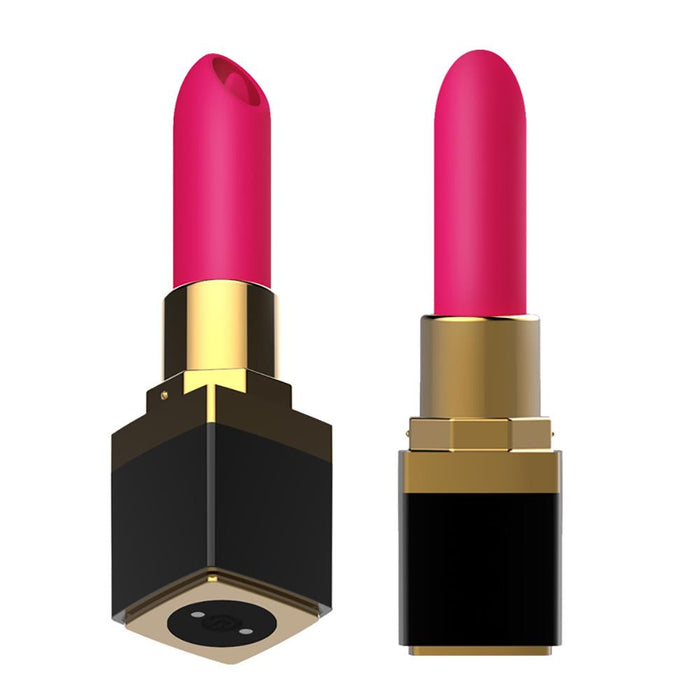 Love2b Lipstick Bullet Vibrator Powerful With Tongue Teasing Discreet Waterproof