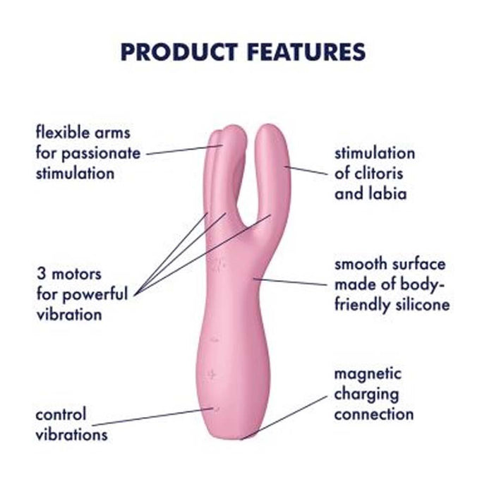 Satisfyer Threesome 3 - pink  Vibrator