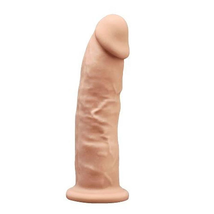 SilexD 7 inch Realistic Vibrating Silicone Dual Density Dildo with Suction Cup