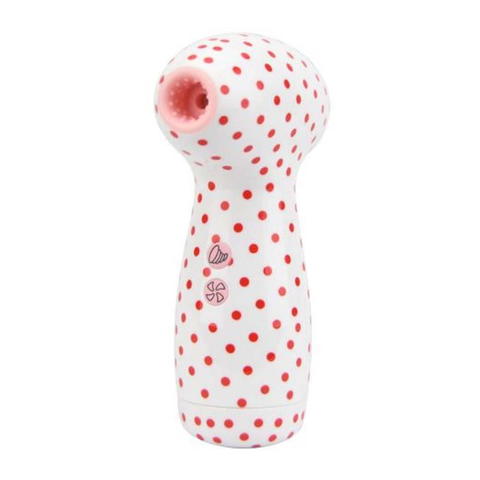 Loving Joy 2 in 1 Suction Vibrator Polka Dot