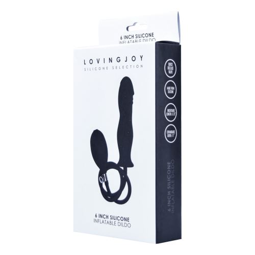 Dildo gonfiabile in silicone da 6 pollici Loving Joy