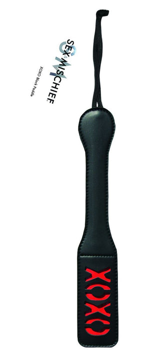 S&M XOXO Paddle Black